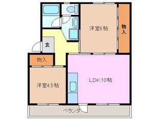 勘上コーポラスの物件間取画像